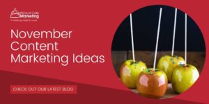 November Social Media Content Ideas.