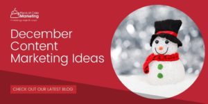 December content marketing ideas.