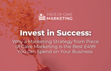 Why a Marketing Strategy from Piece of Cake Marketing is the Best £499 you can spend